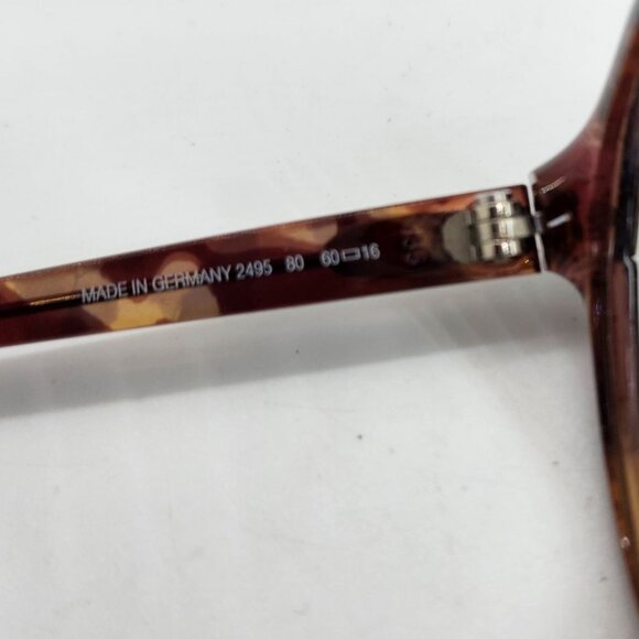 Christian Dior 80s 2495 Brown Eyeglasses Frame 80 60 16 Made in Germany - Picture 5 of 14